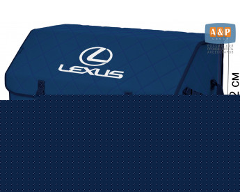 Органайзер-саквояж "Союз" в багажник Lexus (Лексус), размер XL Plus. Цвет: синий с синей прострочкой Ромб.