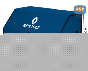 Органайзер-саквояж "Союз" в багажник Renault (Рено), размер XL. Цвет: синий с синей прострочкой Соты.